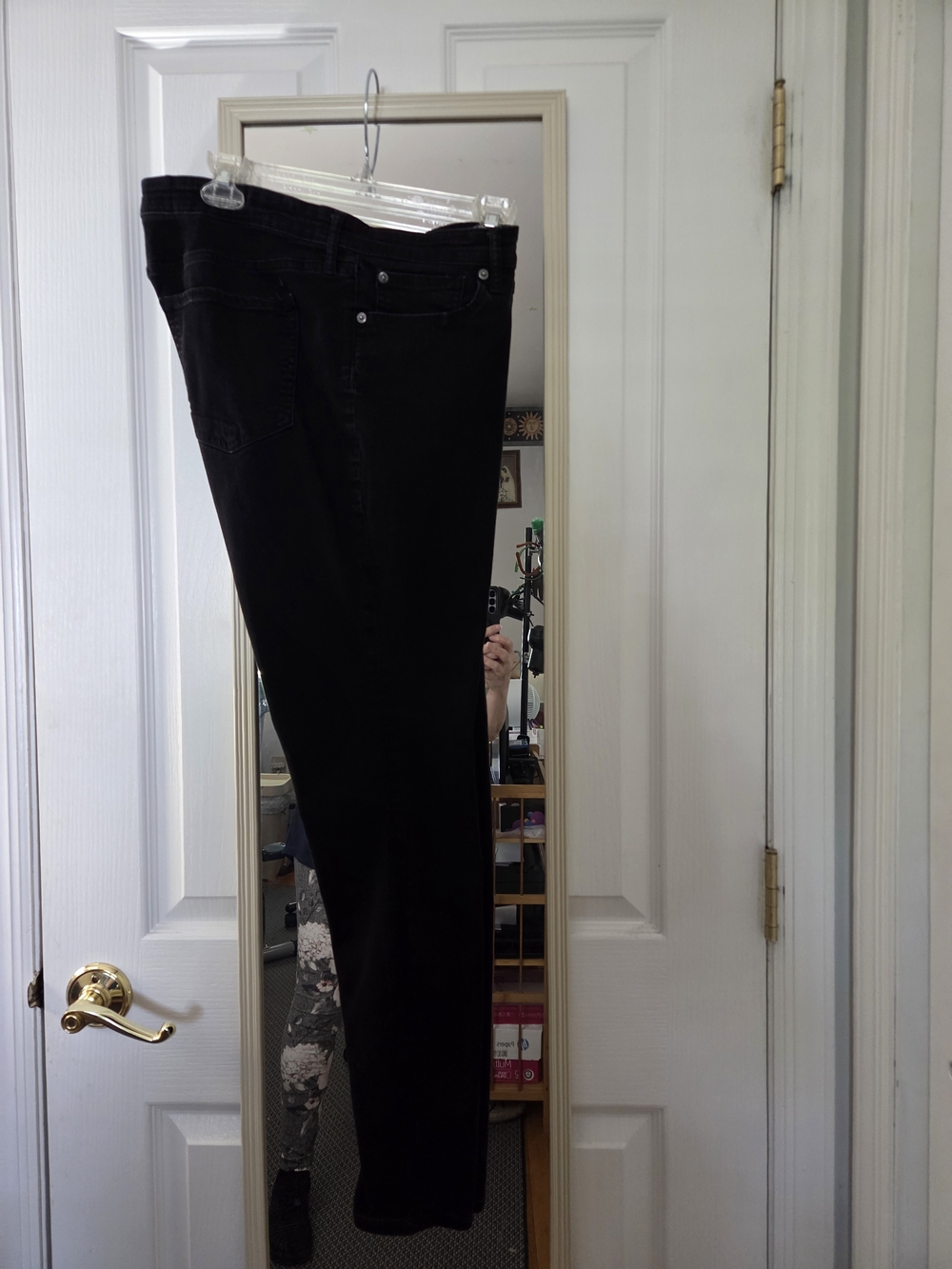 GAP Women's Straight Leg Black Stretchy Jeans